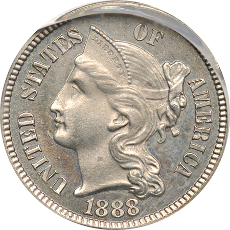 1888 PCGS PF-63.