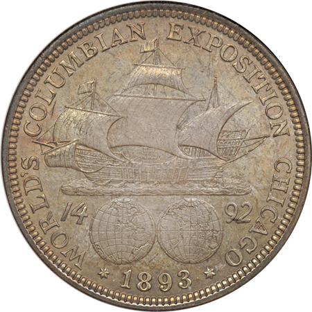 1893 Columbian. NGC MS-65.