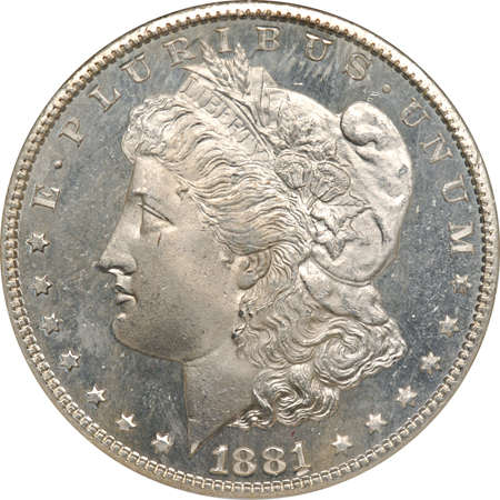 1881-S NGC MS-66 PL.