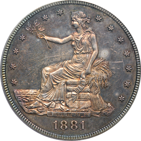 1881 PCGS PF-63.