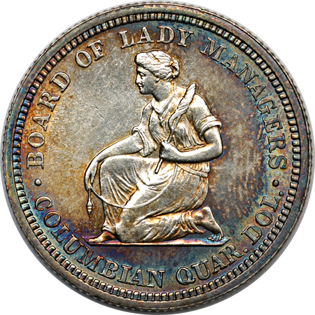 1893 Isabella Quarter. MS-63.