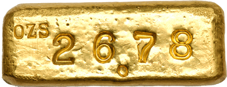 1931 U. S. Assay Office Gold Bar.