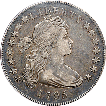 1795 B-14, BB-51, R-2, Set Left. PCGS XF-40.