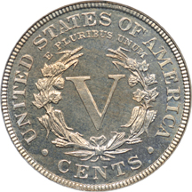 1896 PCGS PF-64.