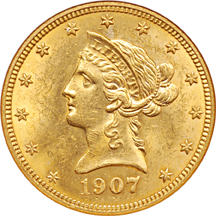 1907 ANACS MS-62.