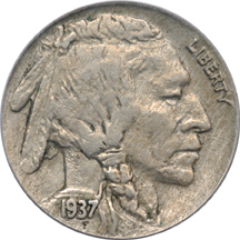 1937-D 3 Legged. PCGS XF-45.