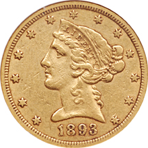 1893-CC NGC XF-45.