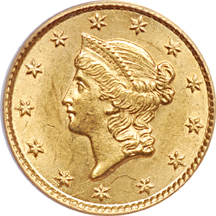 1854 Type 1. PCGS MS-62.