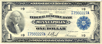 1918 $1.00 Minneapolis. CHCU.