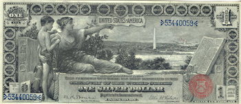 1896 $1.00. CHCU.