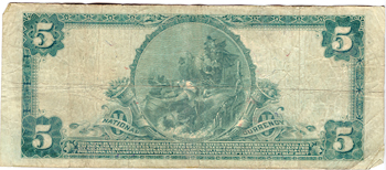 1902 $5.00. Littleton, CO Charter# 11949 Blue Seal. F.