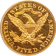 1880 PCGS PF-64.