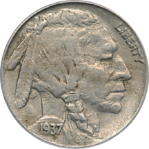 1937-D 3 Legged. PCGS XF-45.