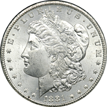 Three 1881-CC GSA NGC MS-64.