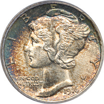 1916 PCGS MS-66 FB.