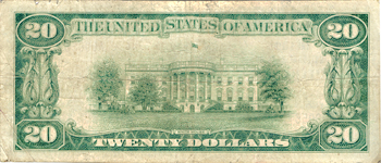 1929 $20.00. Shelbyville, IN Charter# 7946 Ty. 2. F.