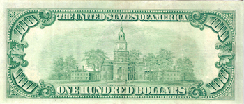 1928 $100.00. XF.