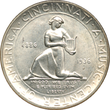 1936-D Cincinnati. NGC MS-65.