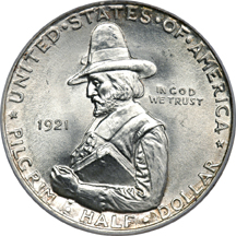 1921 Pilgrim. PCGS MS-66.