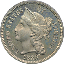 1888 PCGS PF-65.