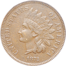 1872 PCGS XF-45.