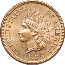 Two Indian Head Bronze Cents. MS-64