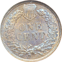 1872 NGC MS-65 RB.