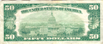 1928 $50.00. VF.