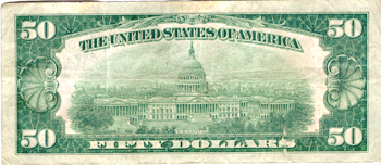 1928 $50.00. VF.