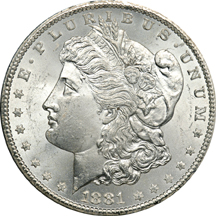 1881-CC GSA NGC MS-65.