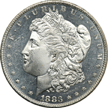 1883-CC GSA NGC MS-64+++ PL.