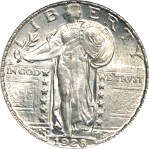 1928-D PCGS MS-65.