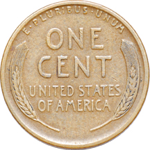 Two Lincoln Wheat Cents.