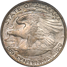 1921 Alabama. NGC MS-66.