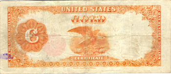 1922 $100.00. XF.