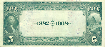 1882 $5.00. Louisville, KY Charter# 5312 Date Back. GemCU.