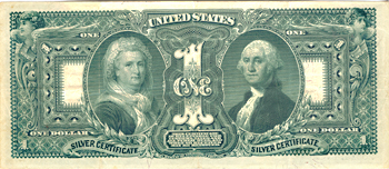 1896 $1.00. XF.