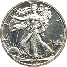 1942 PCGS PF-65.