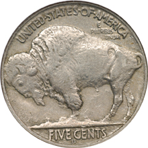 1937-D 3 Legged. NGC AU-55.