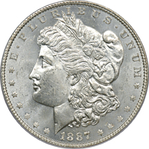 1887/6 PCGS MS-63.