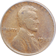 1922 Plain. PCGS VF-25 Strong Reverse.