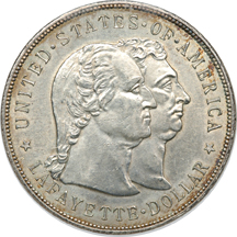 1900 Lafayette Dollar. PCI MS-62.