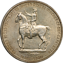 1900 Lafayette Dollar. AU/MS-60.