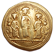  1068-1071 C.E. Gold Numisma of Byzantium.