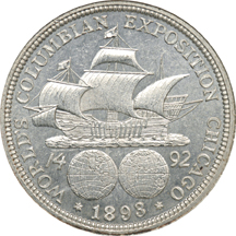 1893 Columbian. NGC MS-64 PL.