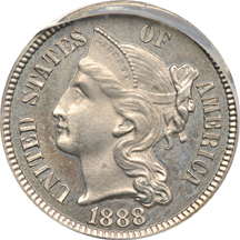 1888 PCGS PF-63.