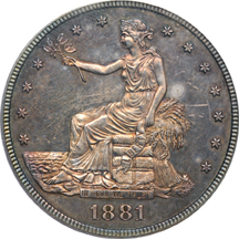 1881 PCGS PF-63.