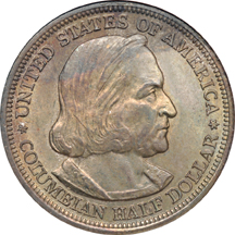 1893 Columbian. NGC MS-64.