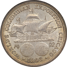 1893 Columbian. NGC MS-64.