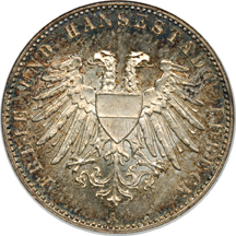 Three German States Two Mark Coins. NGC.